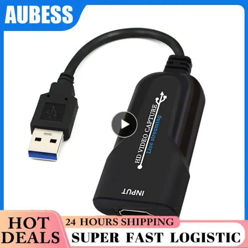 Reliable Streaming Adapter Mini HDMI-compatible Plug And Play 1080p 60hz Usb 2.0 For Live Broadcasts Video Recording