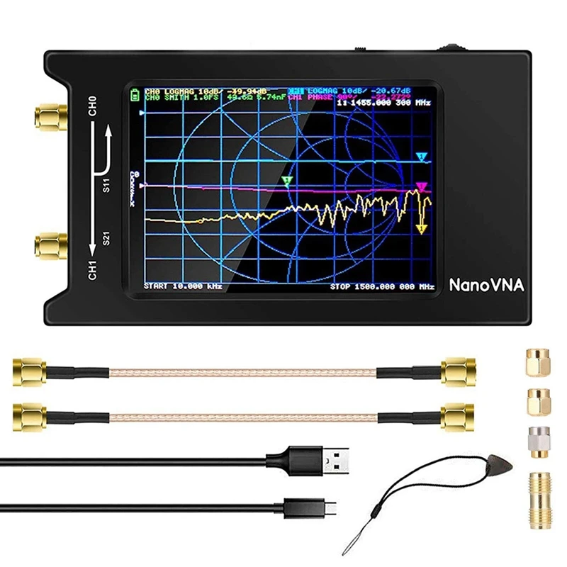 

For Nanovna-H4 Vector Network Analyzer 4Inch Display 10Khz-1.5Ghz MF HF VHF UHF Antenna Analyzer Replacement