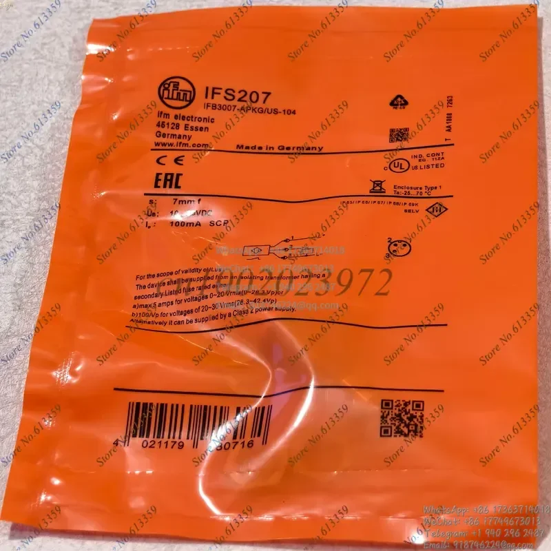 

1PC IFS207 IFS208 IFS209 IFM Proximity Switch Sensor New High Quality