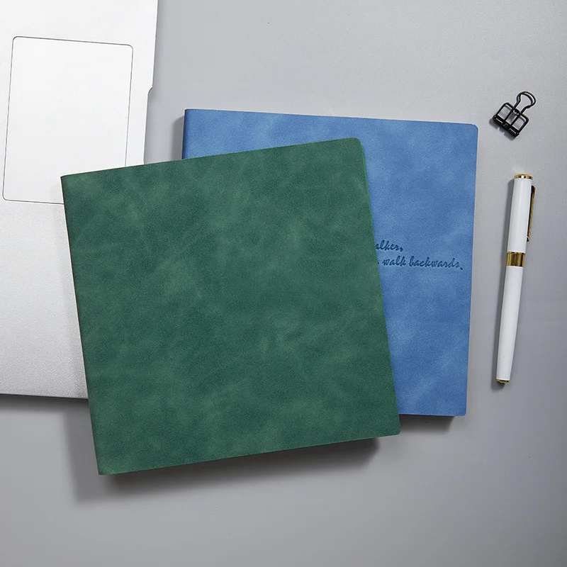 7.5in*7.5in，Soft Surface Notebook Multi Color Baby Skin Touch Hot Selling Office Stationery High Quality Paper