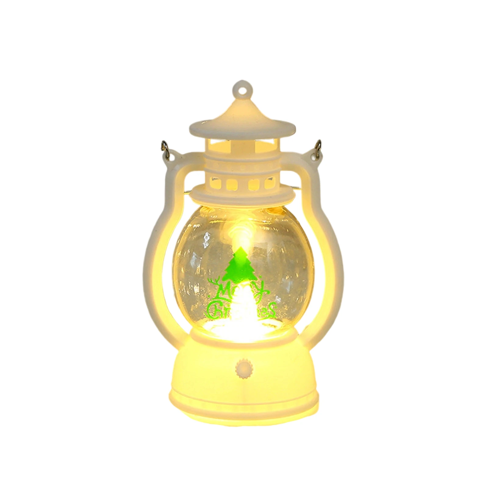 عيد الميلاد ليلة ضوء ثلج شجرة عيد الميلاد ليلة فانوس عيد الميلاد باليد مصباح زيتي صغير الحلي هدايا المهرجان