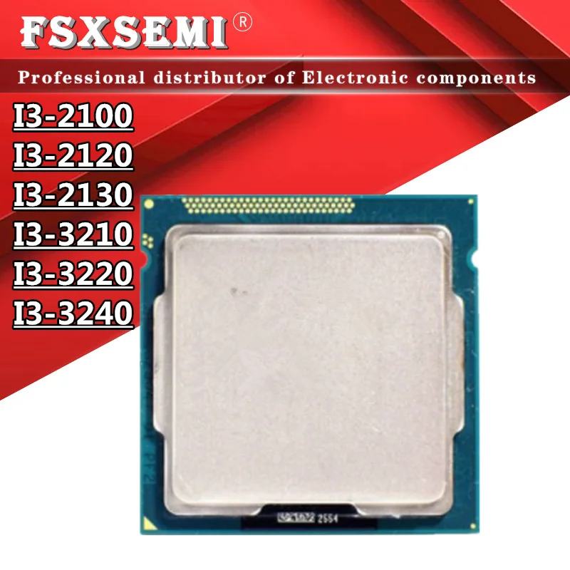 1155pin CPU Processor I3-2100 I3-2120 I3-2130 I3-3210 I3-3220 I3-3240 dual-core h61 b75