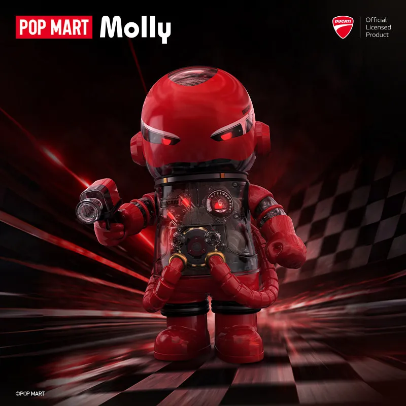 POPMART MEGA SPACE MOLLY 400% DUCATI Series Anime Action Figure Series Blind Box Toys Guess Bag Mystery Box Doll Anime Figure