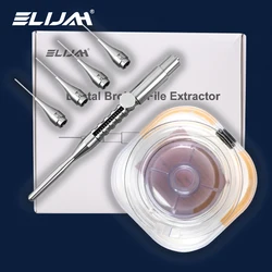 ELIJAH Dental Broken Root Canal Pen Remover Dentistry Endo Restoration Stomatology Instrument Kit For Removing Broken Endo Files