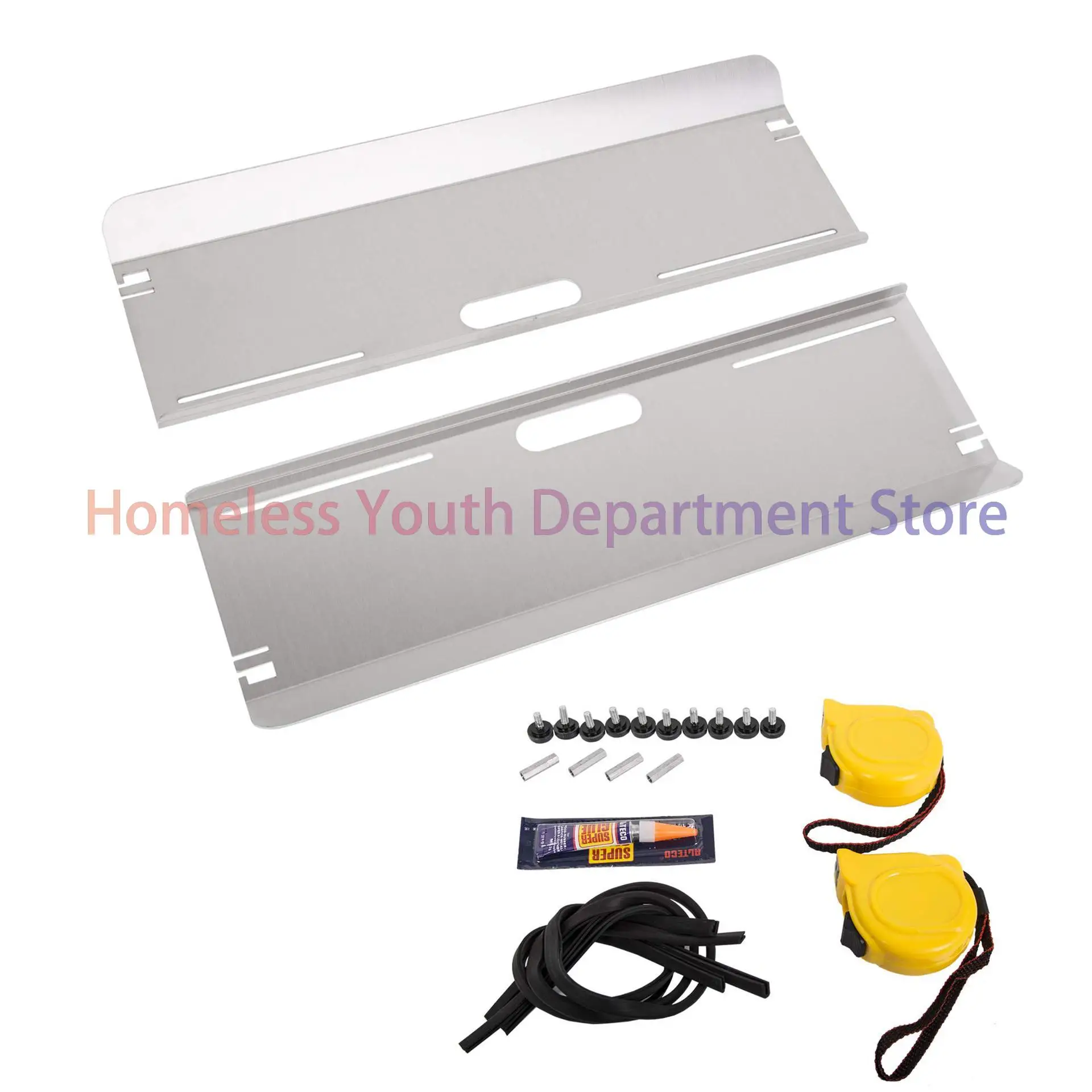 2Pcs Toe Measurement Tool Plates For Wheel Alignment With Included Tape Measures