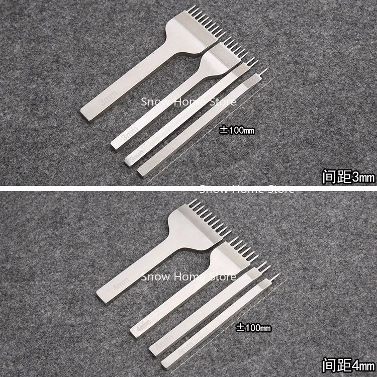 DIY Handmade Leather Tools Hand Sewing Tools Punching Ling Zhan Ping Zhan Leather Tools