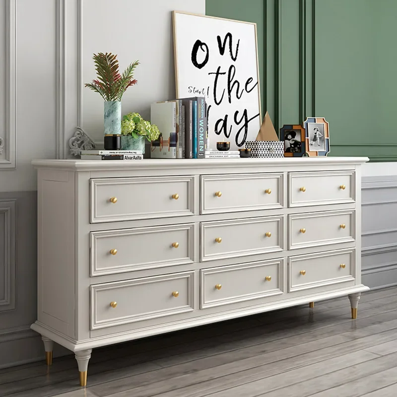 خزانة غرفة النوم، خزانة، خزانة بأدراج حديثة بسيطة، غرفة المعيشة في الردهة من الخشب الصلب #4