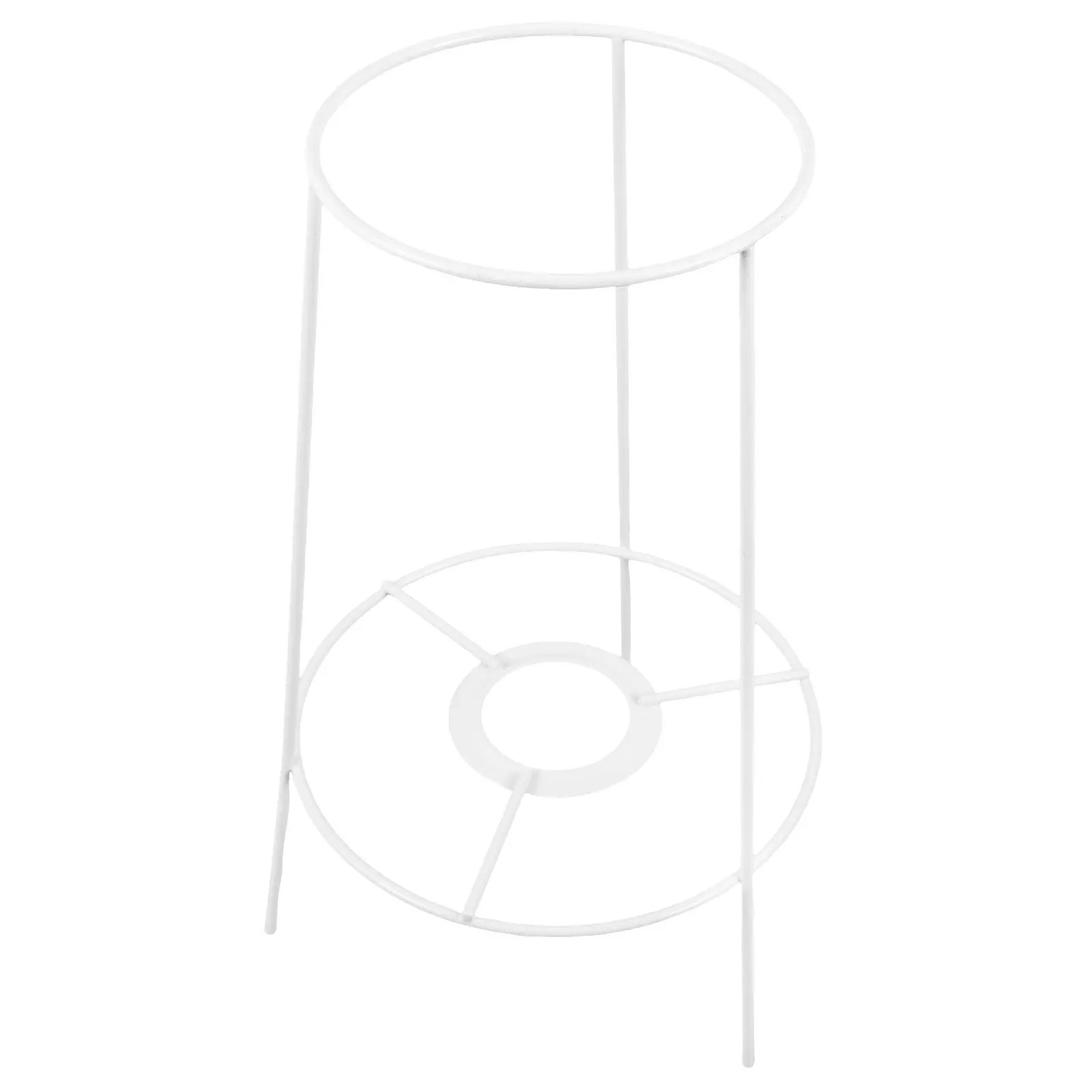 

DIY Lamp Shade Metal Frame E27 Holder Round Iron Lamp Frame for Table Pendant Floor Lamps Fitting Bracket Wire Light