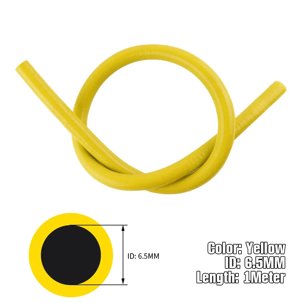 1 Meter Silicone Straight Hose Coolant Intercooler Hose Turbo Tube Air Intake Piping Water Hose Pipe ID 6.5/8/9.5/10/12/14/16mm