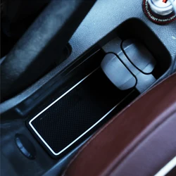 Car Door Groove Mat for Chevrolet Cruze 2009-2015 Accessories Anti-slip Cup Mat Rubber Rugs Slot Hole Pad Interior Car-styling