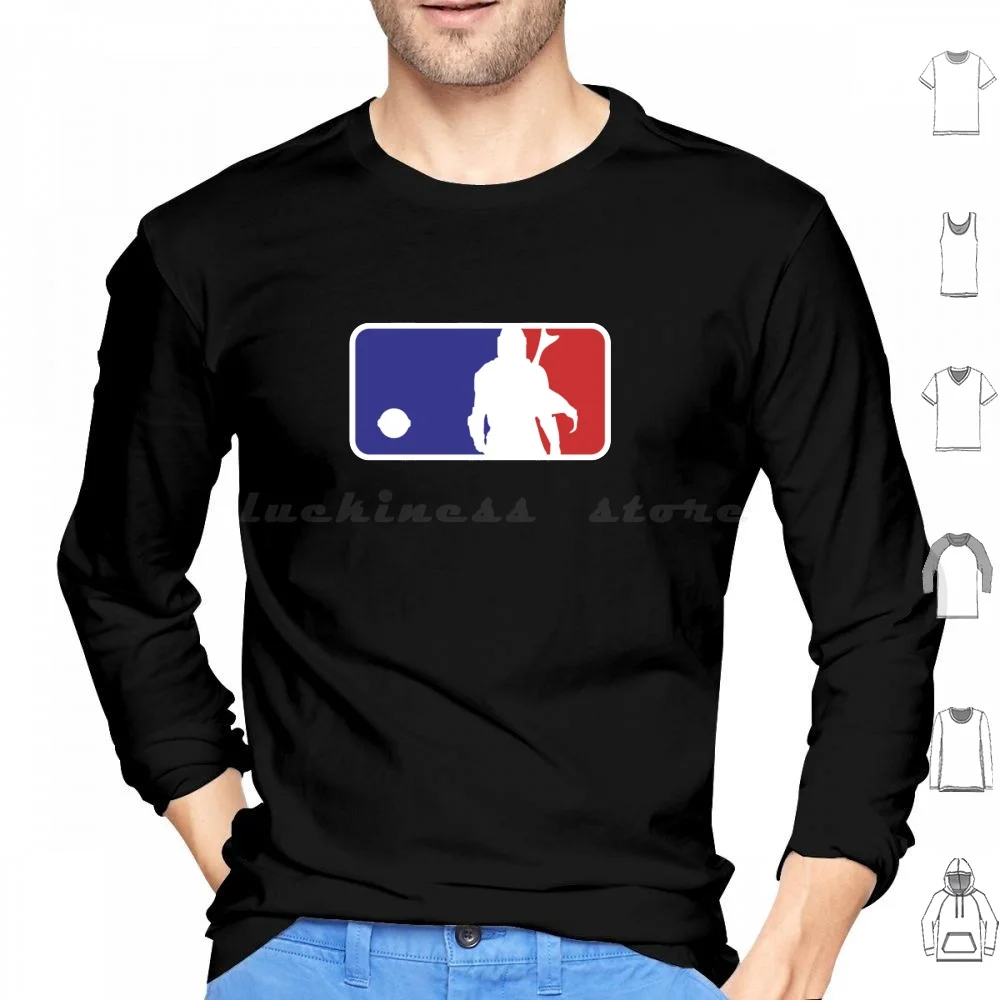 Major League Bounties Logo Hoodies Long Sleeve This Is The Way I Have Spoken The Baby The Child Meme Nerd Movies Funny