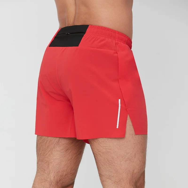 Men Quick Dry Running Shorts Breathable Anti Chafe with Inner Liner for Marathon Training Track Field