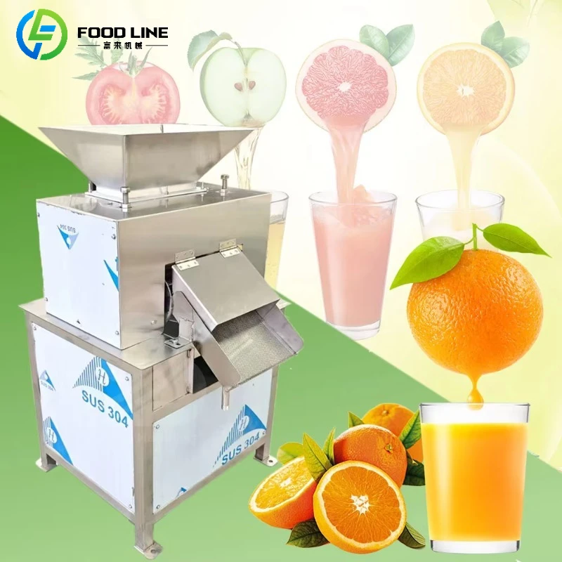 304 Stainless Steel Double Roller Fruit Juicer Extractor Machine Lemon Citrus Juicer for Commercial Business Customized
