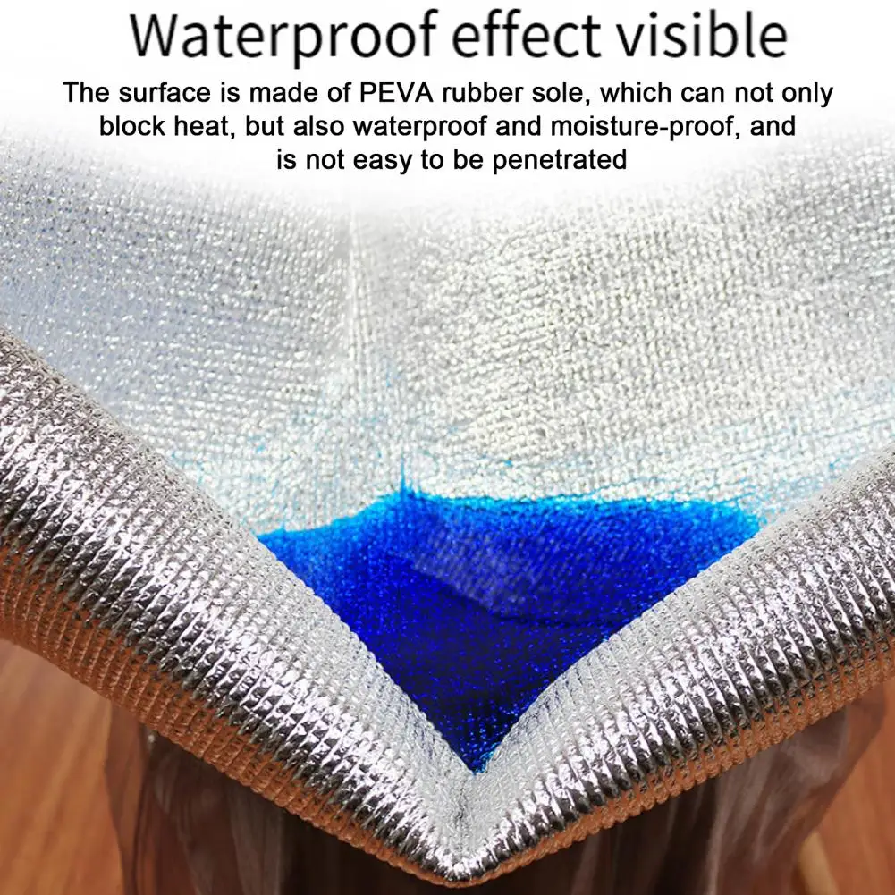 Lightweight Picnic Blanket Portable Foldable Aluminum Foil Picnic Blanket Outdoor Insulating Mat for Beach Camping