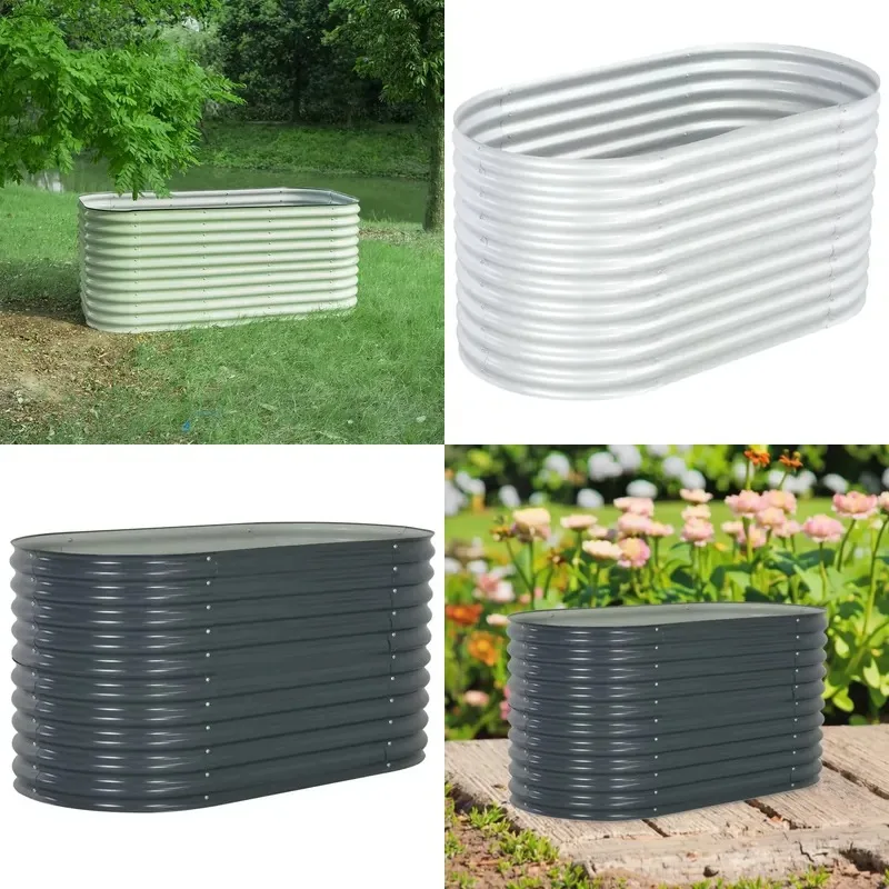 32 Inch 9 in 1 Modular Raised Garden Bed for Pots and Flowerpots