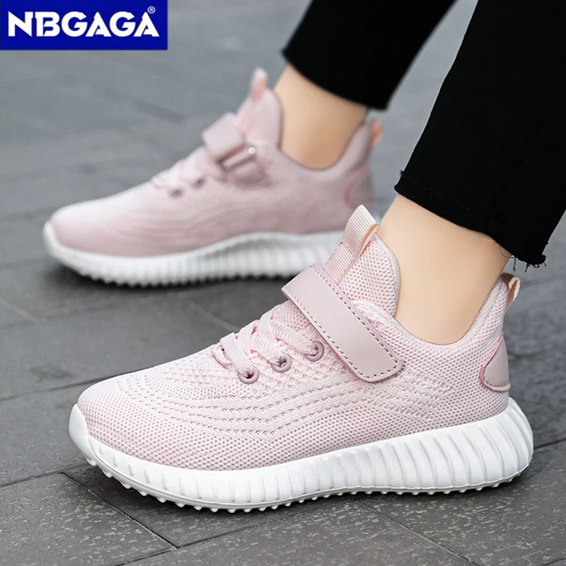 Children Sneakers Casual Shoes for Girls Pink Comfortable Breathable Running Shoe Sports Kids Boys Flat Walking Shoes Size 28-39