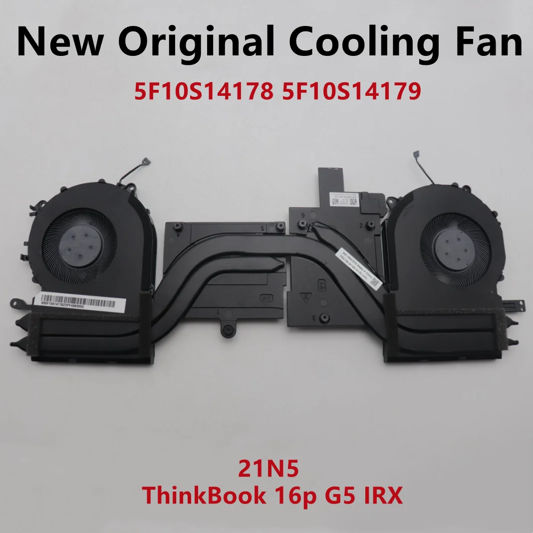 

Новый оригинальный для ноутбука Lenovo ThinkBook 16p G5 IRX вентилятор охлаждения процессора радиатор FRU PN: 5F10S14178 5F10S14179