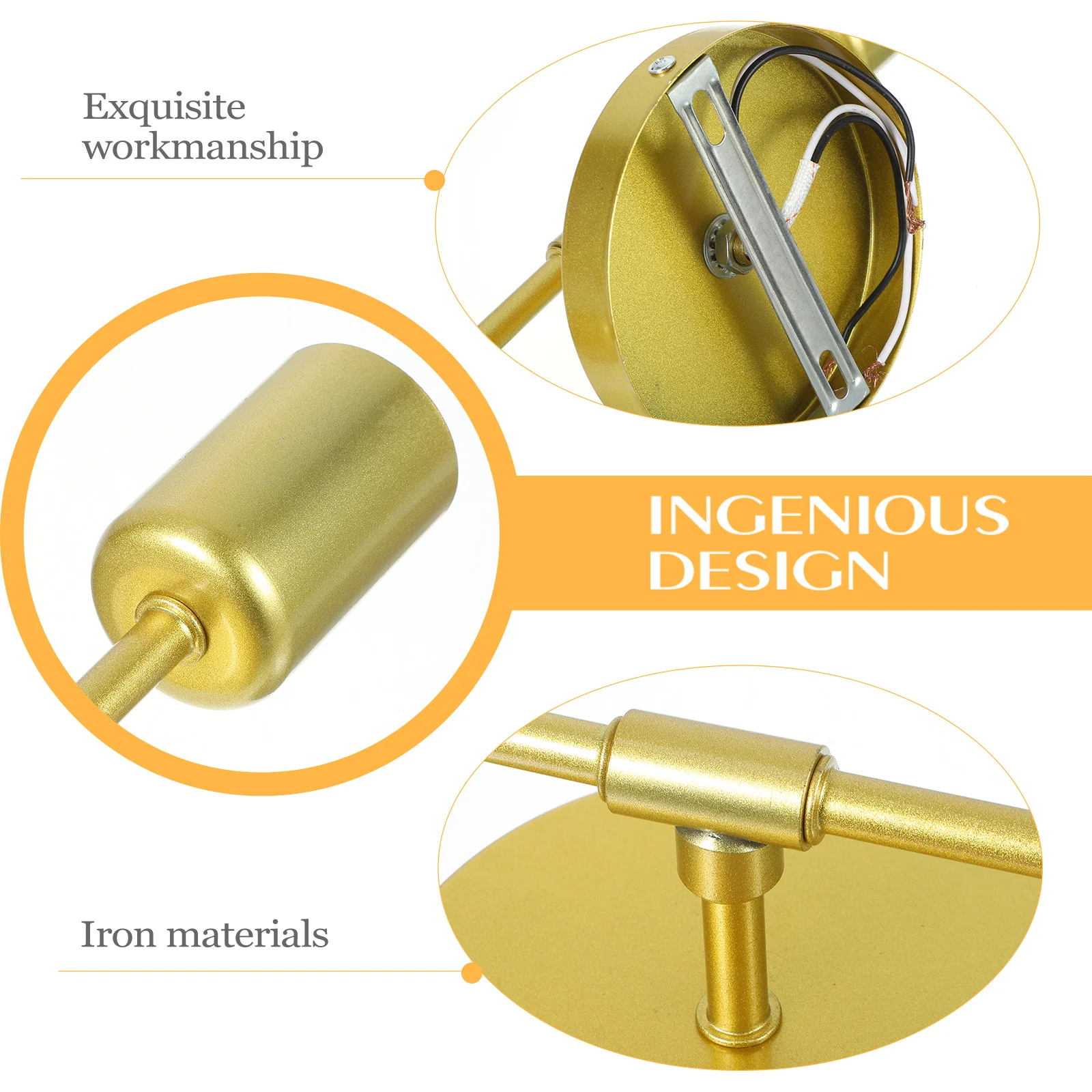 

2-Light Metal Wall Lamp Modern Wall Sconce Vanity Bathroom Lighting Vertical Horizontal Mount Warm Decorative Light Fixture