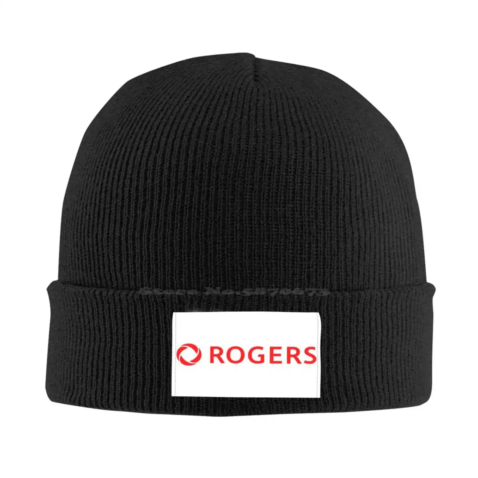 Rogers Logo Print Graphic Casual cap Baseball cap Knitted hat