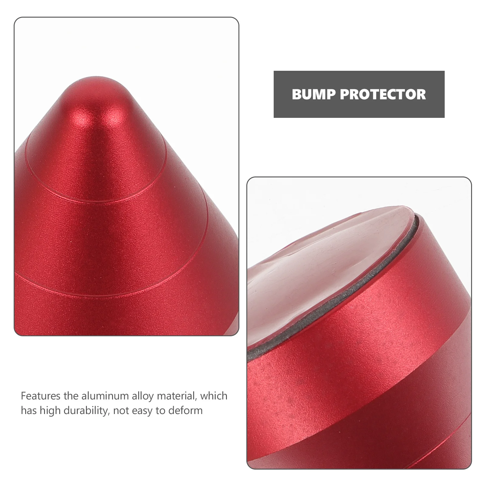 

Car Bumper Nail Guard Sticky Tape Mount Mini Spikes Decor For Front Rear Bumper Protection Anti Collision Car Accessory