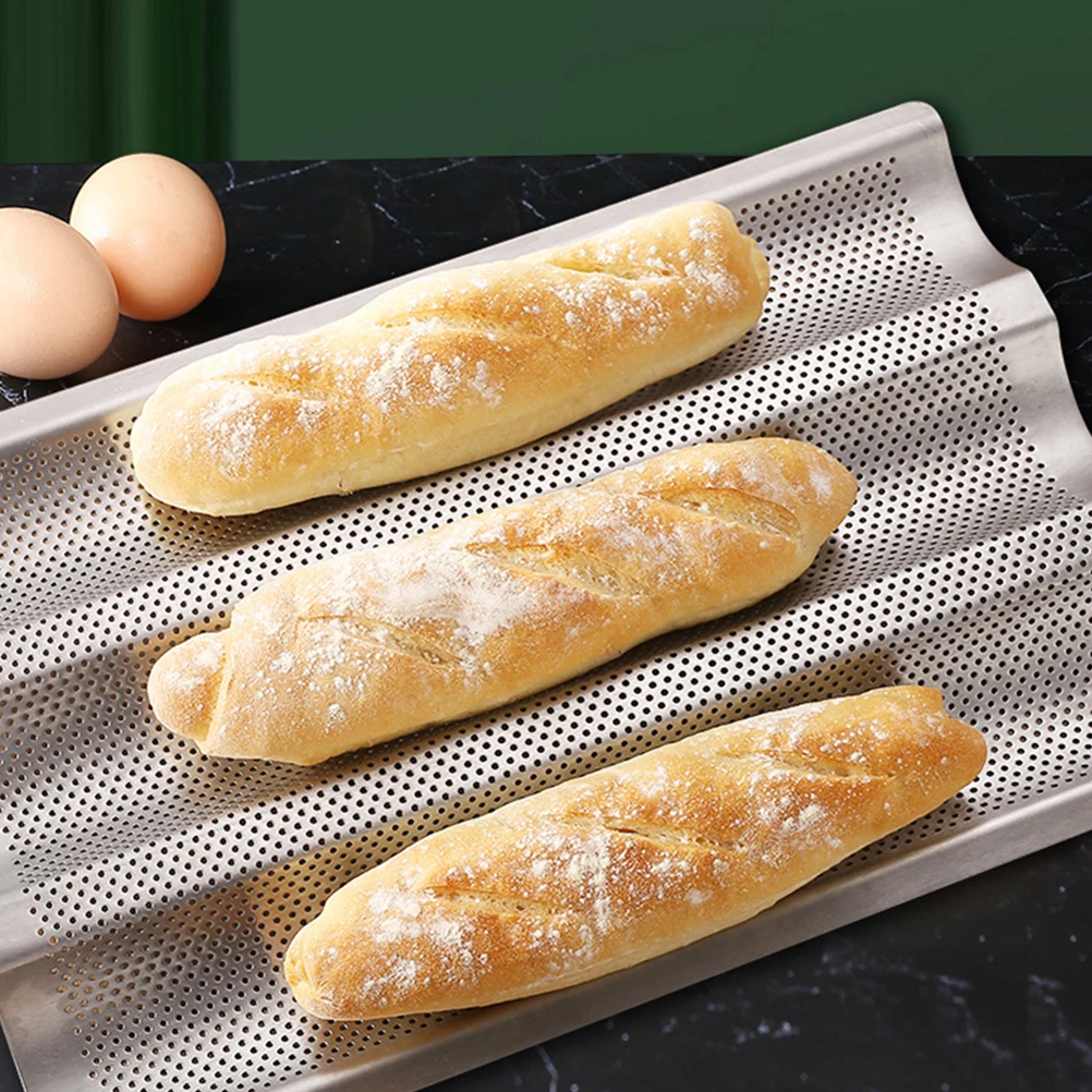 

2 Pcs Non Stick Bread Stainless Steel Baking Mould Stick Stainless Steel Baking Tool Tool Bread Mold Hoagie