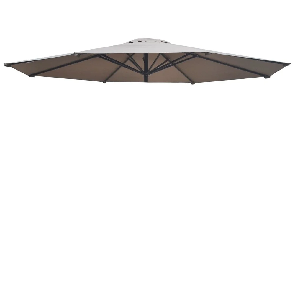 9ft 8 Rib Patio Umbrella Canopy Replacement UV Protective Polyester Air Vent Rubber Band Connection Fits Most Frames