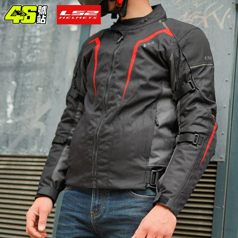 LS2 MJ145 Motorcycle Jacket Moto Racing Riding Clothing Armor Breathable Men Women Motocross Soft Armor Clothing CE Certified