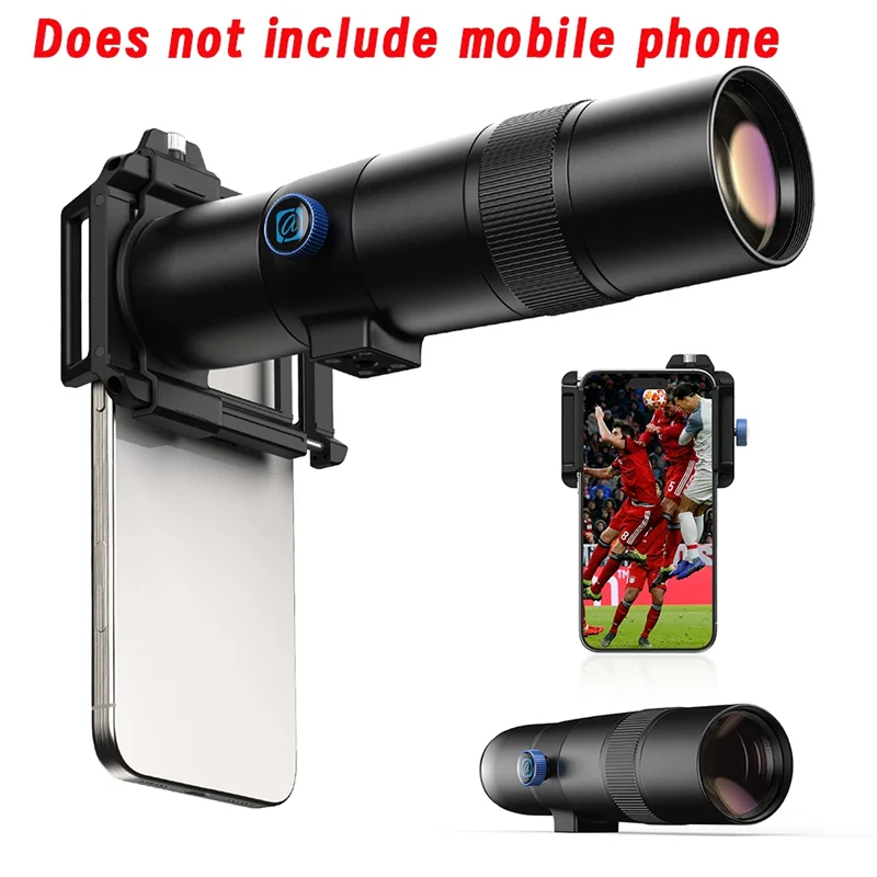 

ABZW APL-T30X Phone Telephoto Lens HD Internal Focus With Tripod 30X Telephoto Lens For Concert Telephoto Photography
