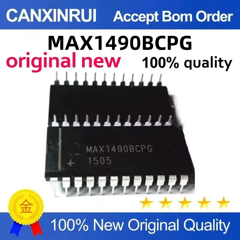 

MAX1490 MAX1490BCPG DIP24 pin in-line integrated circuit receiver chip can shoot directly