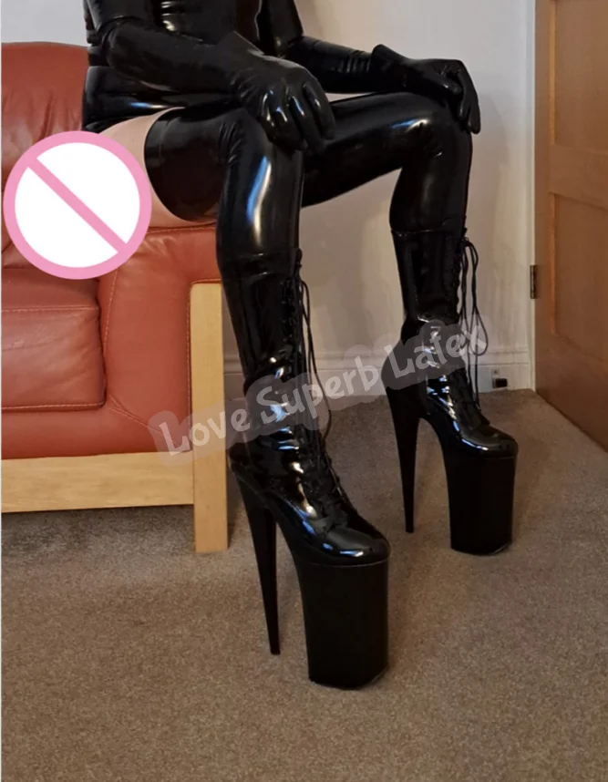 手作りサイハイラテックスストッキングフェチユニセックスラテックスラバーサイハイラテックスランジェリーラテックス靴下 (ストッキングのみ)