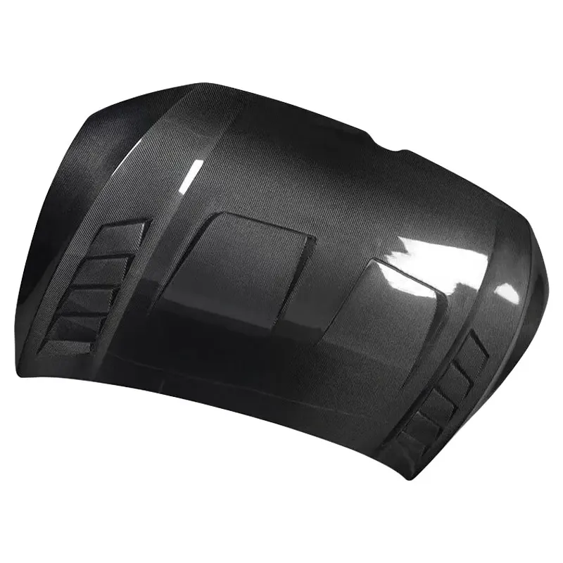غطاء محرك السيارة من ألياف الكربون لعام 2020 + Golf8 GTI Style VW MK8 مسامير بونيه أمامية ملحقات أغطية محرك الجولف 8 #4