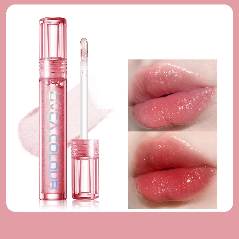 Watergloss Lip Honing Transparante Lip Plumping Glanzende Parel Lip Glazuur Blijvende Vochtinbrengende Lipolie Hydraterende Lippen Verzorging Cosmetica