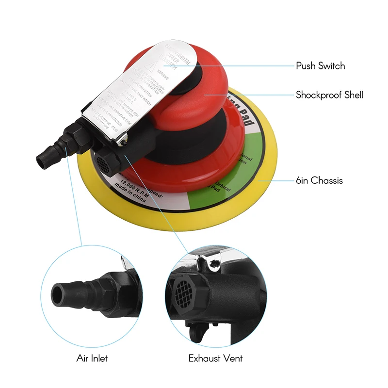 Grinding Machine Sanding Waxing Tools for Car Wall Metal 6\