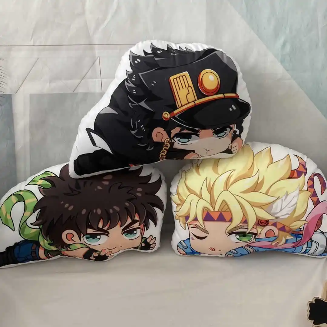 10/45cm Anime Peripherals Product Pillow Toys Plush Filling Kujo Jotaro Plush Doll Home Decoration Gifts for Fan Friends