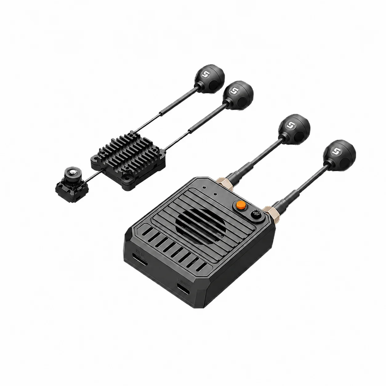 SinYine FPV Night View HD 1080P60FPS Drone Digital Vision Image Transmission For RC AR Glass UAV Robot VTX VRX Dural Kit-PRO
