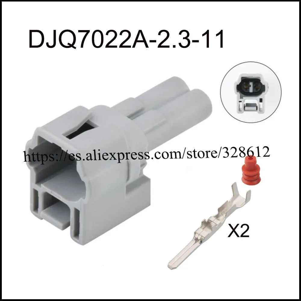 

200set DJQ7022A-2.3-11 automotiveWaterproofconnector2pinfamale male cable Plug socket Includes terminal seal