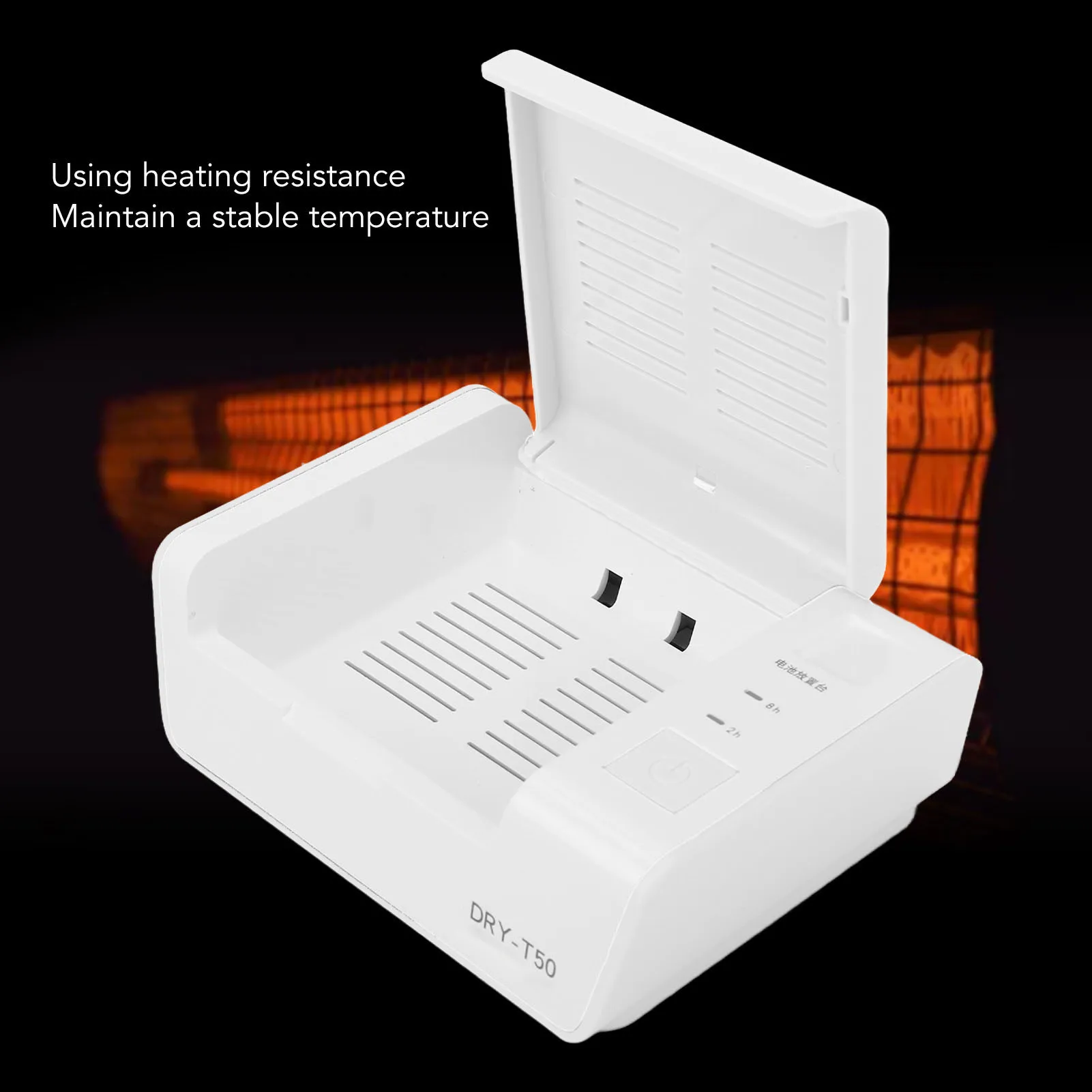 Electric USB Hearing Aid Dryer Portable Remove Sweat Sound Aid Dryer Mode Timing for Cochlear Implants Dehumidifier Drybox
