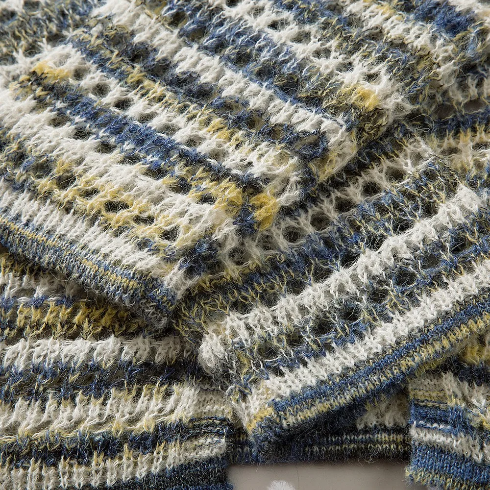 سترة قوطية جمالية مجوفة بألوان متعددة للنساء والرجال ملابس خروج فضفاضة y2k ملابس شتوية خرافية الجرونج أكاديميا داكنة #5