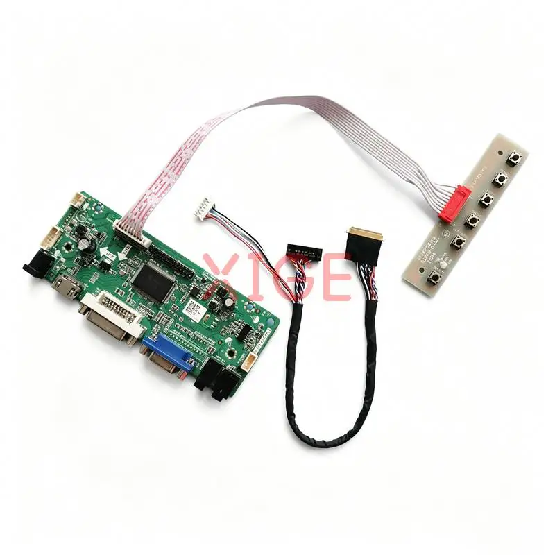 

Controller Board Fit B116XW01 CLAA116WA03 B116XW03 B116XW02 1366*768 LVDS 40-Pin VGA DVI HDMI 1366x768 Laptop Display Screen Kit