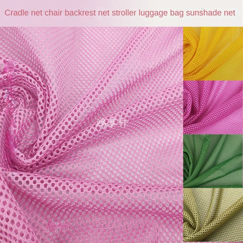 Tragbares Netz gewebe pro Meter für Markisen Angeln Kratz schutz netz Kinderwagen Nähtuch robust schwarz weiß grau