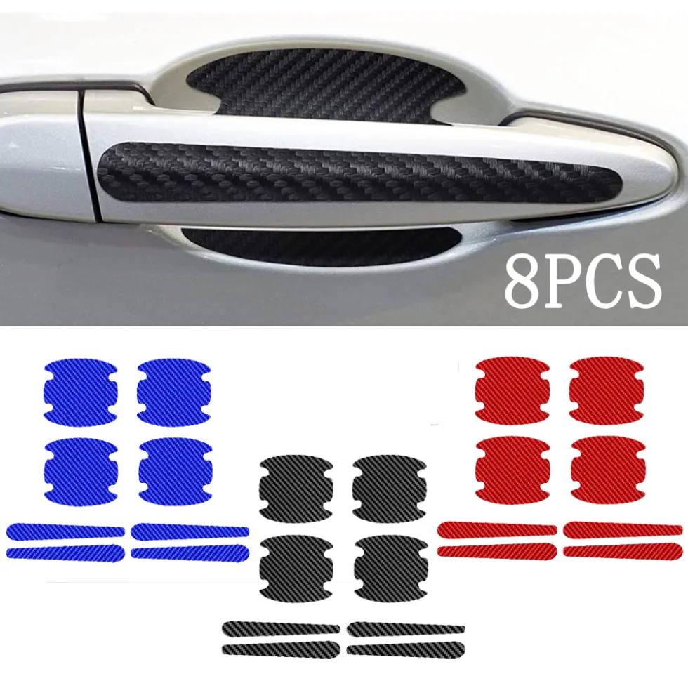 

8pcs Car Door Handle Bowl Anti Scratch Sticker Universal Styling Decoration Car Door Handle Protector Sticker Auto Accessories