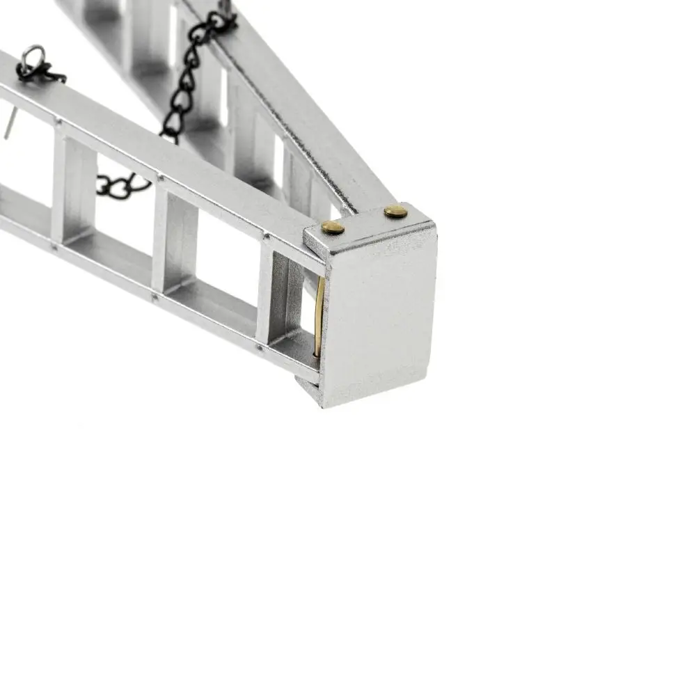 Symulacja drabiny do samochodów RC typu crawler w skali 1/10, 100 mm, 150 mm, drabina do wspinaczek, srebrna, plastikowa mini drabina, Axial SCX10 90046