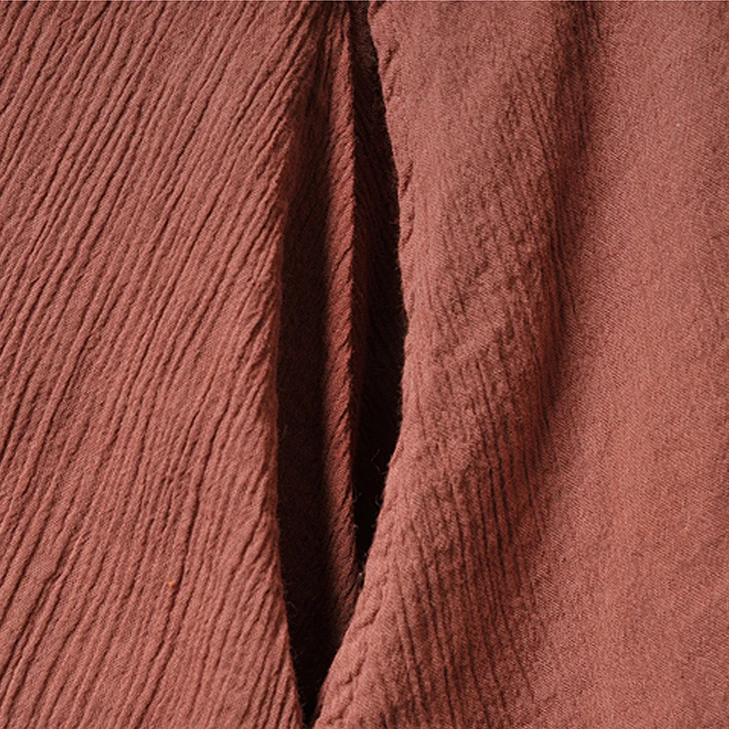 Summer Women Linen Dress  Gypsy Maxi Boho Vintage Kaftan Loose Dress Fake Two-piece Literary Irregular Large Swing Dress Robe