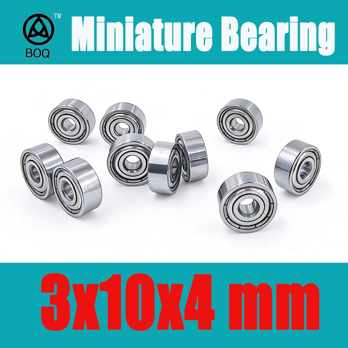 10PC Bearing 623ZZ 3*10*4(mm) Chrome Steel 623-2Z Metal Sealed 180023 L-1030ZZ Ball Bearings Mechanical Equipment Parts