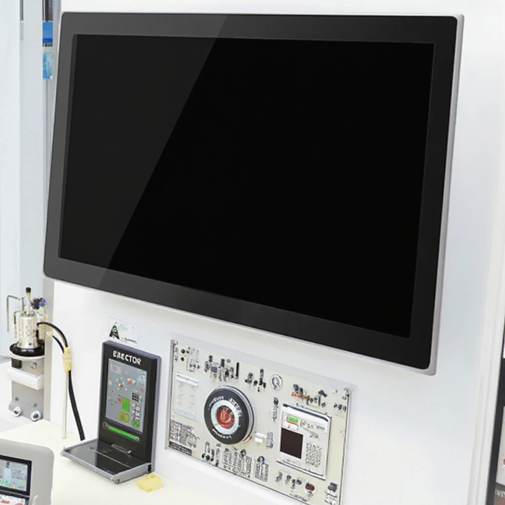 

July005 21.5-inch Industrial Touchscreen All-in-one Computer with 1080p LCD Display, Intel 6th Generation I5-6500 CPU, 4GB RAM 2