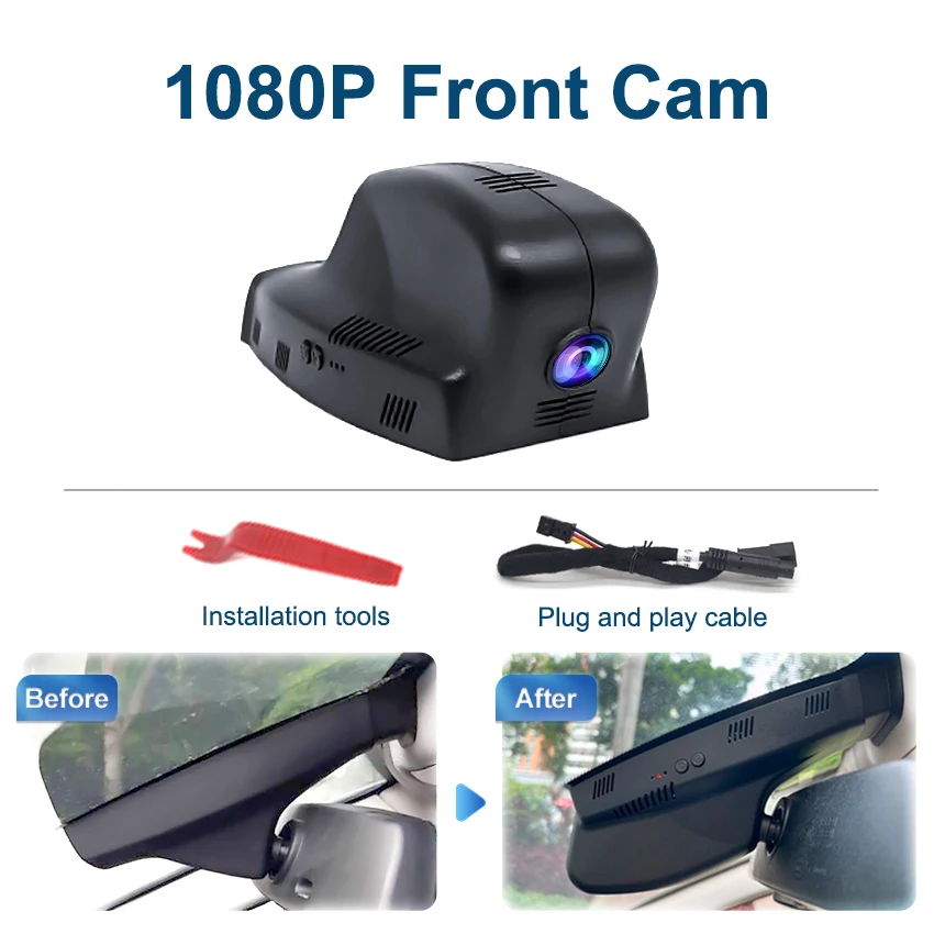 Voor Bmw 3 5 7X3X5 E46 E60 E90 E70 E71 E81 E81 E83 E84 F01 F10 Voor En Achter 4K Dash Cam Voor Auto Camera Dashcam Wifi Wifi Auto Dvr