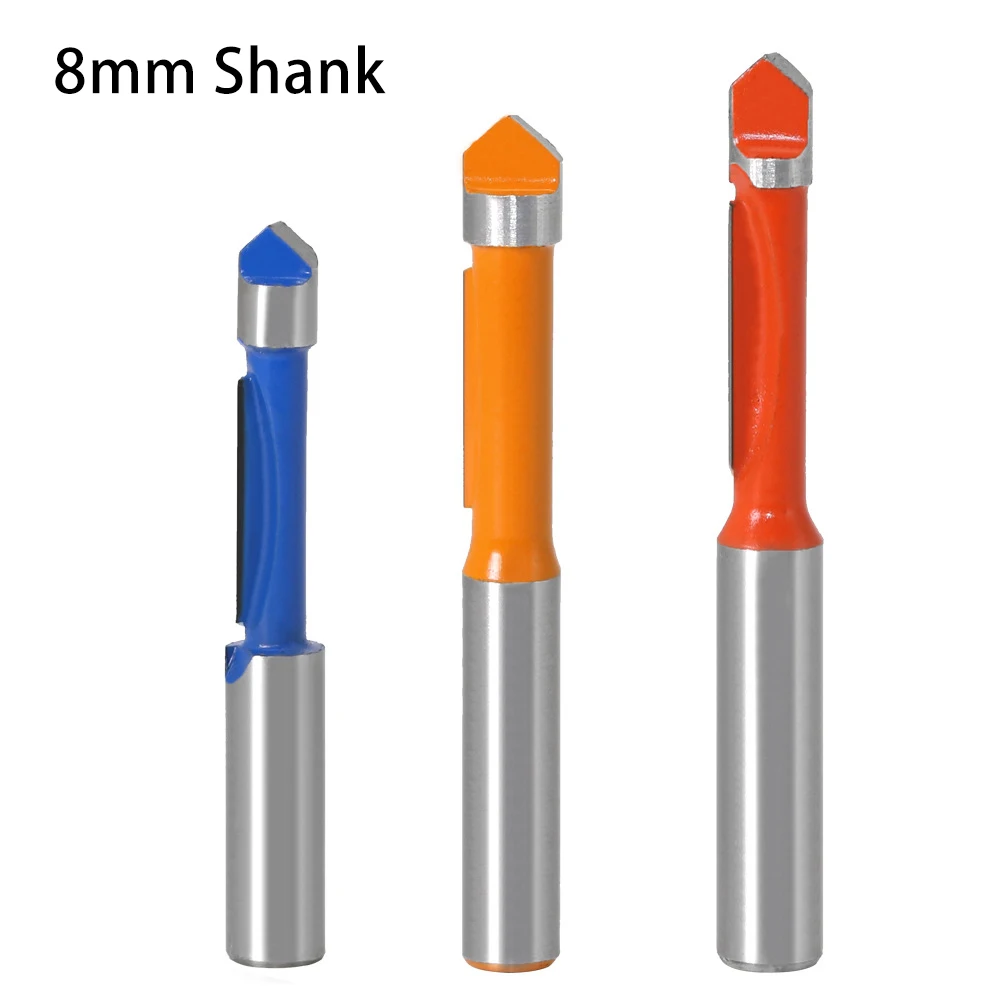 Grooving Router Bit Single Section Tenon Tool Woodworking 8mm Shank For Woodwork Joint Cutting Milling Cutter