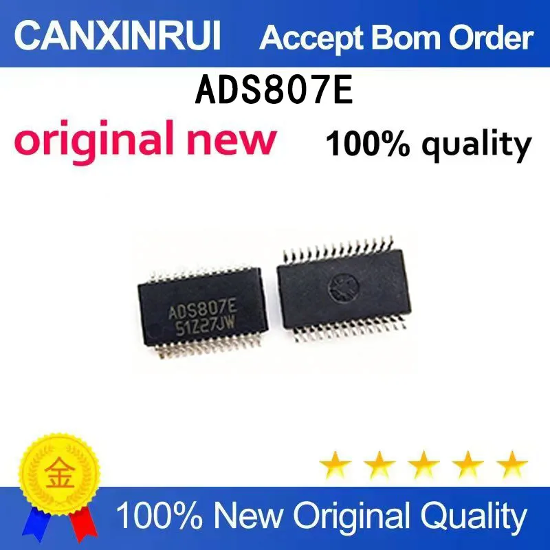 

(5-100 PCS) New ADS807E ADS807 SMT SSOP-28 analog-to-digital converter chip IC in stock