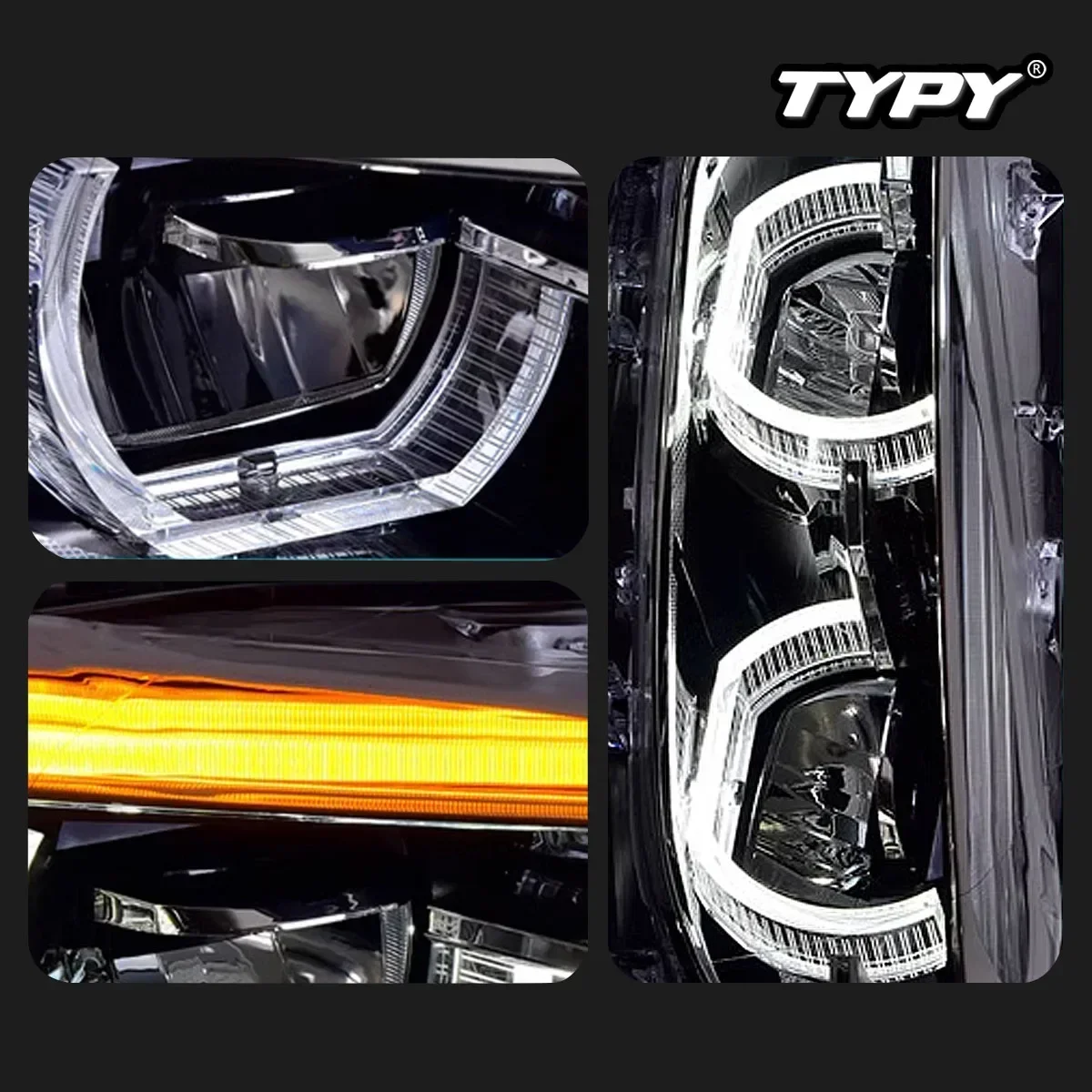 

TYPY Новый светодиодный налобный фонарь, модифицированный для BMW 3 серии F30, фара F35 2012-2019, динамический сигнальный налобный фонарь, автоаксессуары