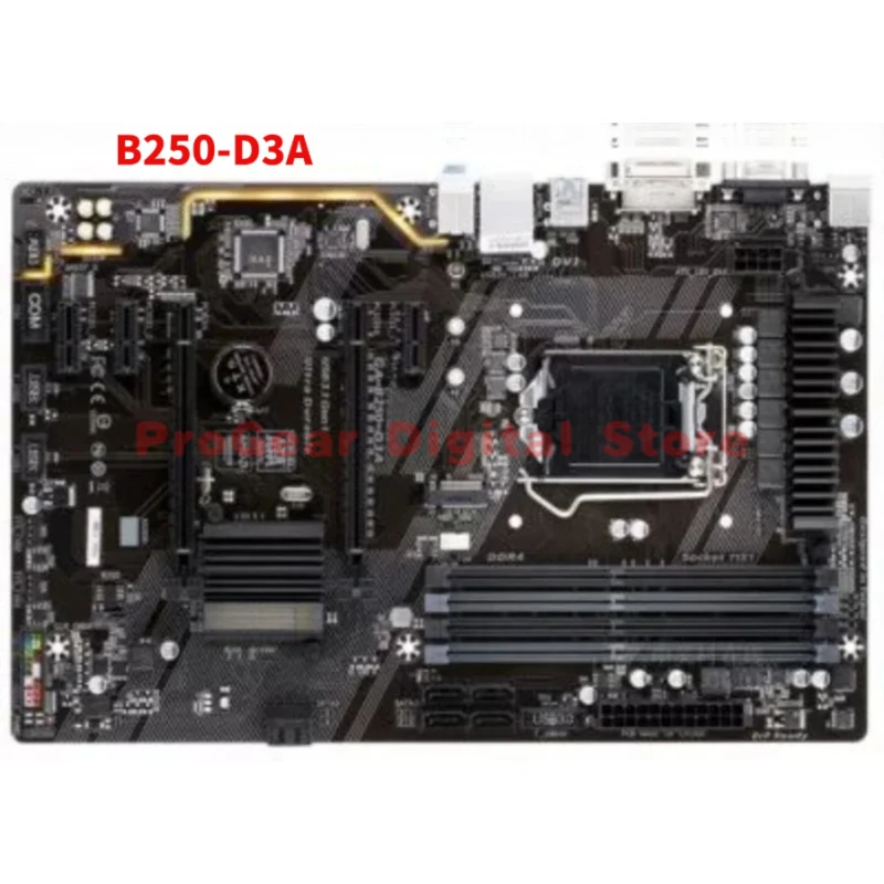 

Used for GIGABYTE B250-D3A / B250-HD3 / B250-HD3P LGA 1151 ATX DDR4 Motherboards Supports Intel 6th/7th Gen CPU
